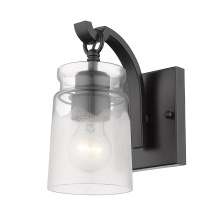 Golden 1405-BA1 BLK-CAG - Golden Lighting Travers 1-light Vanity in Matte Black